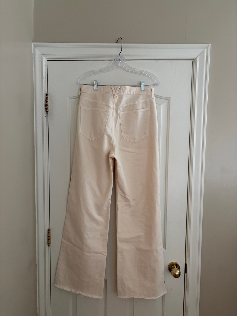 Veronica Beard Off-White Wide-Leg High-Rise Jeans size 29 - Picture 3 of 4